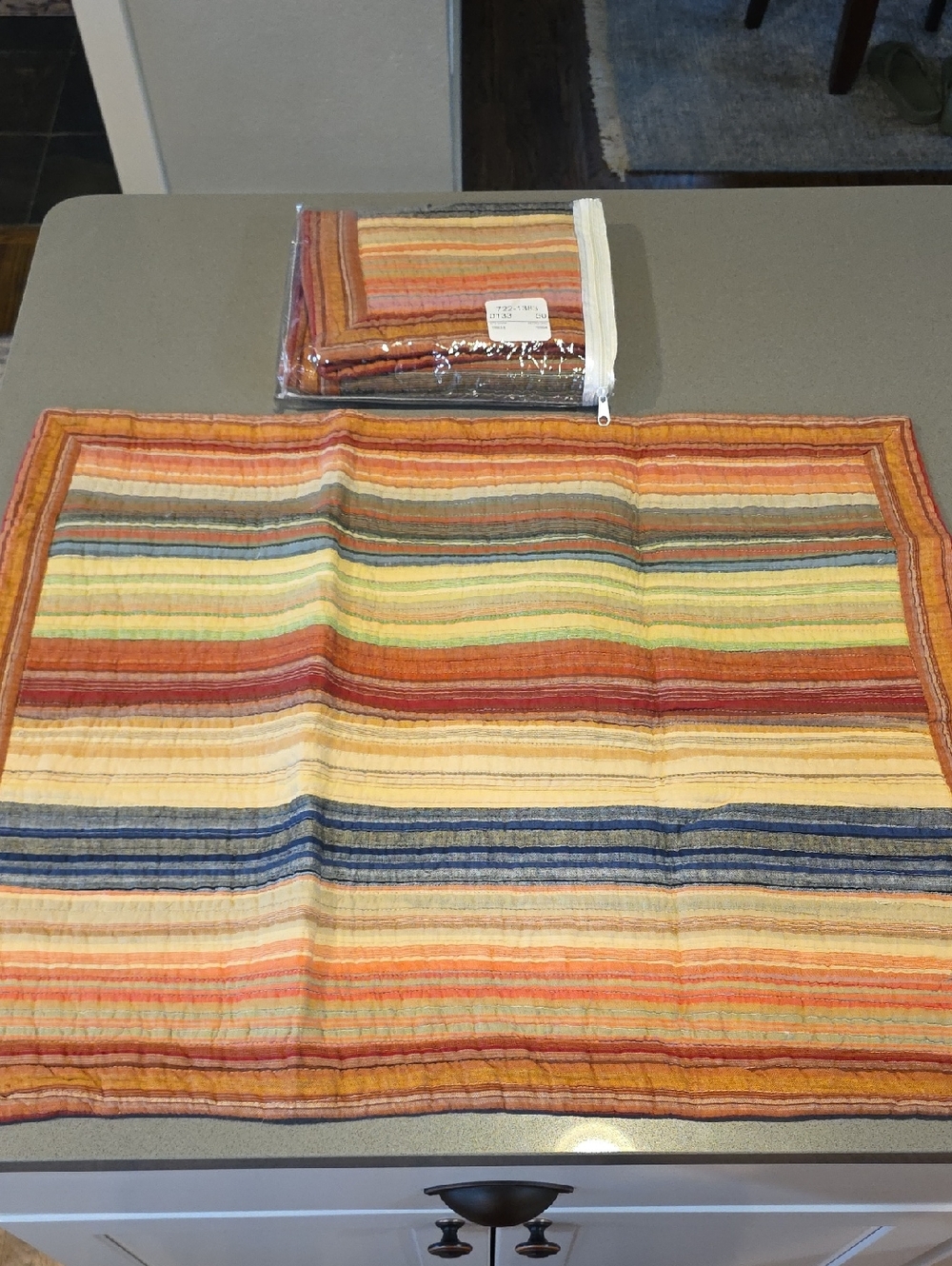 Striped Multicolor Shams